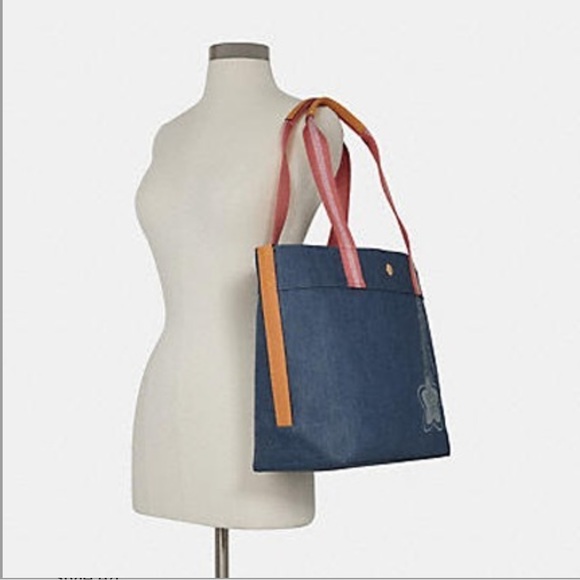 NEW 🌸 Coach | Flower Patterns Casual Style Denim - Picture 6 of 16